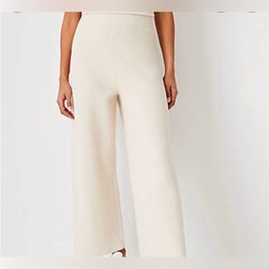 Ann Taylor cream color knit pants